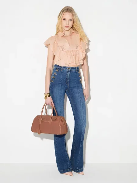 Джинсы Elisabetta Franchi синие