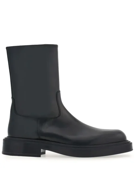 Cropp cizme scurte Ferragamo din piele negru