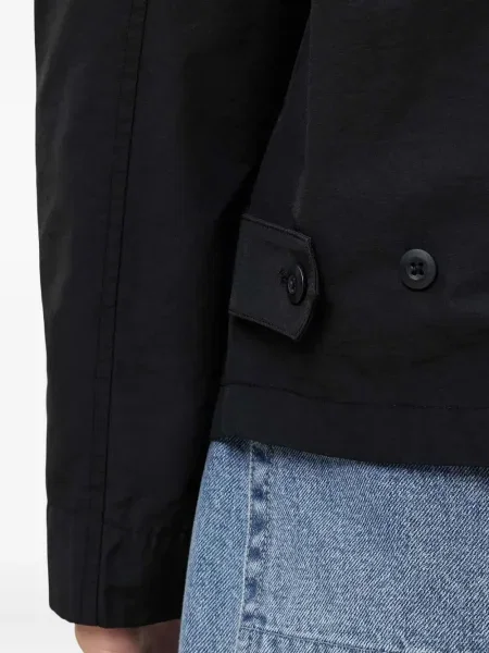 Geacă Allsaints cu broderie negru