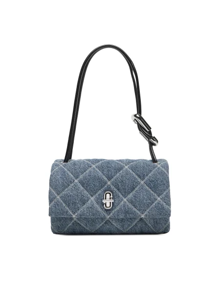 Marc Jacobs Дамска чанта The Quilted Denim Mini син