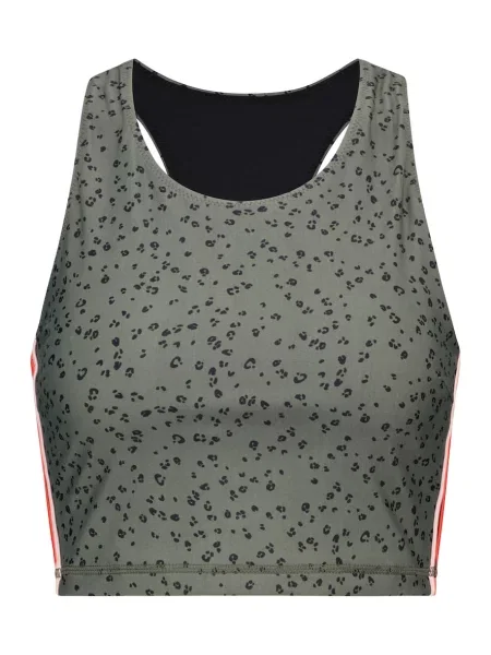 Sutien The Upside cu imagine cu model leopard verde