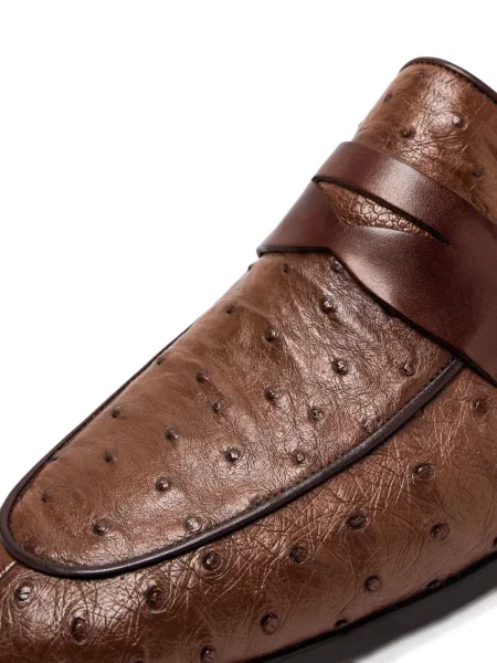 Pantofi loafer Magnanni din piele maro