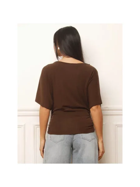 Top La Modeuse maro
