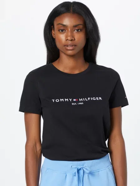 Tričko Tommy Hilfiger čierna