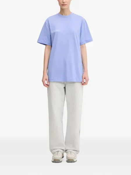 Tricou Pangaia cu imagine violet