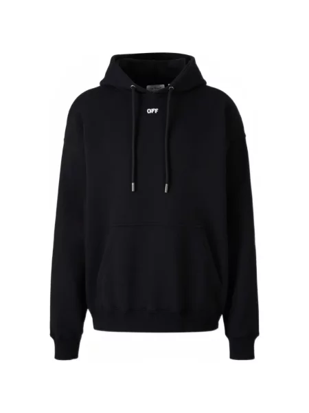 Grafic hanorac cu glugă Off-white alb