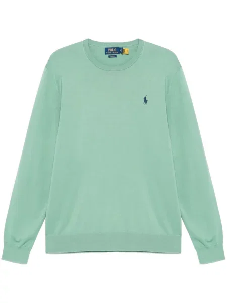 Polo Polo Ralph Lauren cu dungi cu broderie albastru