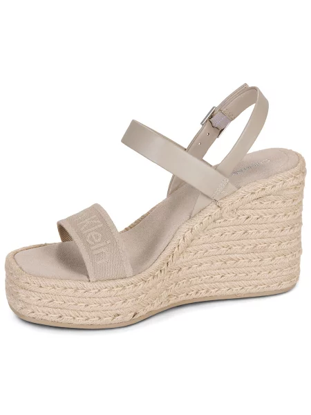 Calvin Klein Sandale cu baretă Elisabeth' bej