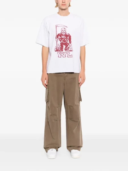 Tricou Warren Lotas cu imagine roșu