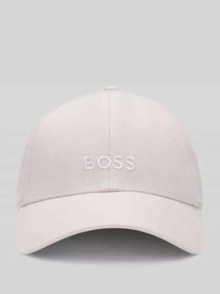 Boss Czapka Z Daszkiem Z Lnu Ari rosa
