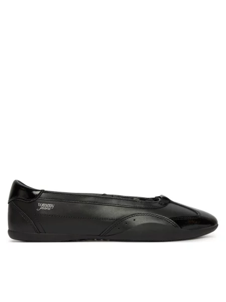 Baleriny Tommy Jeans czarne