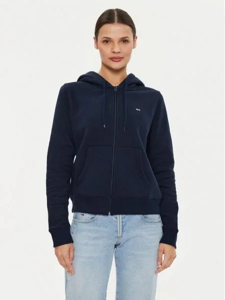 Tommy Jeans Суитшърт Flag тъмносин