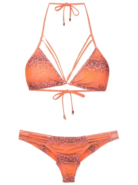 Bikini Amir Slama cu imagine portocaliu