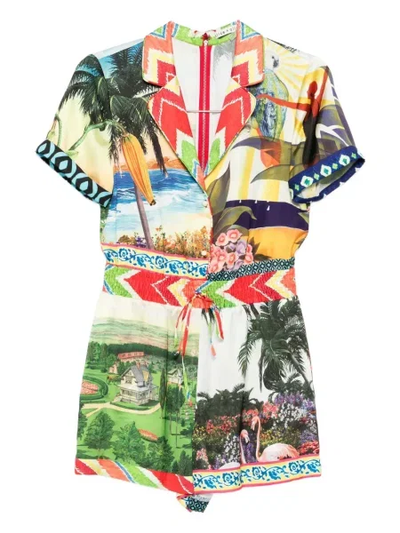 Kombinezon Alice + Olivia z nadrukiem zielony