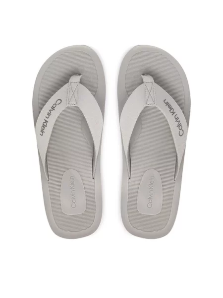 Calvin Klein Japonke Logo Webbing Strap siva