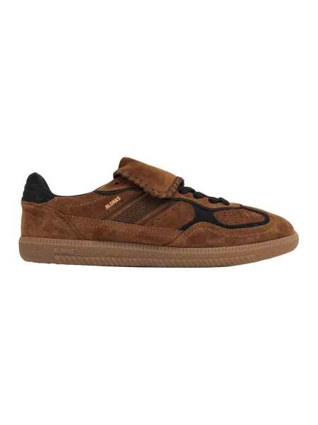 Alohas sneakersy zamszowe Club brązowe