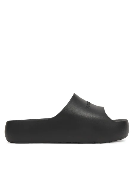 Saboți Tommy Jeans chunky negru