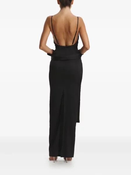Rochie maxi Cuanna de costum negru