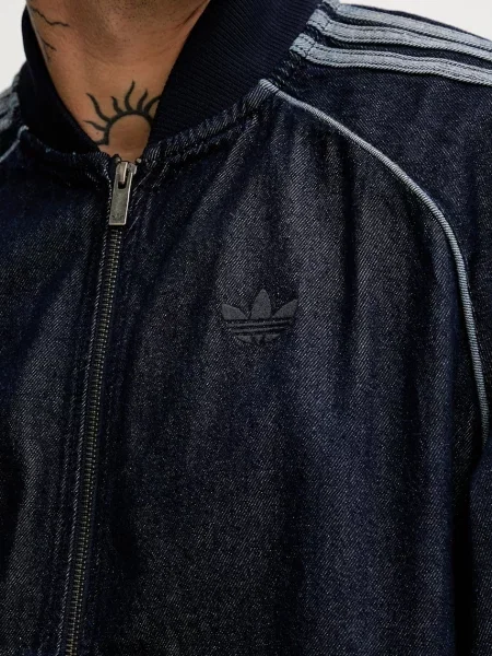 Однотонный свитер Adidas Originals синий