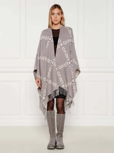 Liu Jo Poncho | Oversize fit gri