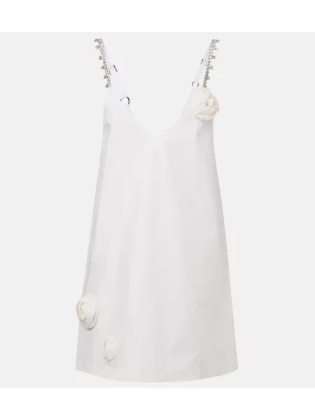 Kvetinové šaty Area biela