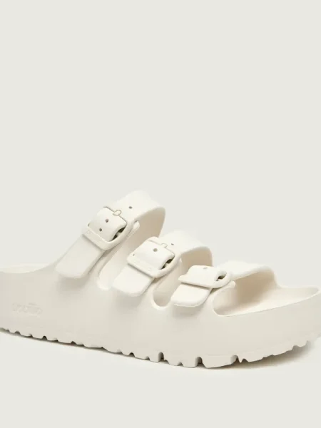 BIRKENSTOCK Saboți Florida III Flex coajă de ou alb
