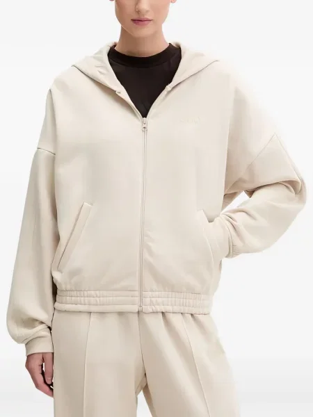 Komplet dresowy Adidas koronkowy sznurowany w paski różowy