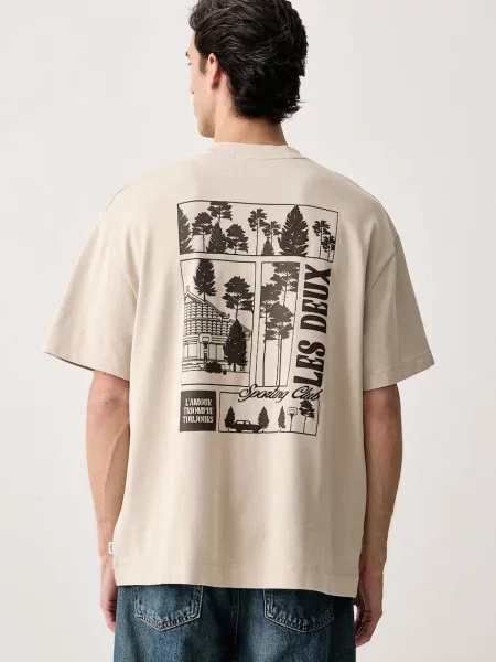 Les Deux T-shirt beżowa
