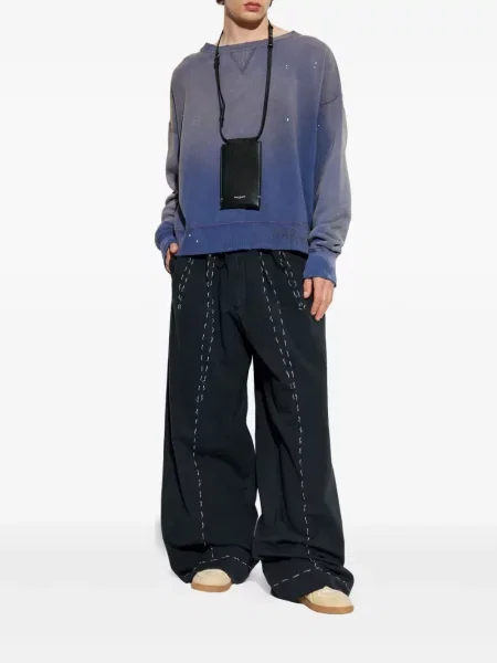 Hanorac Maison Margiela cu imagine albastru