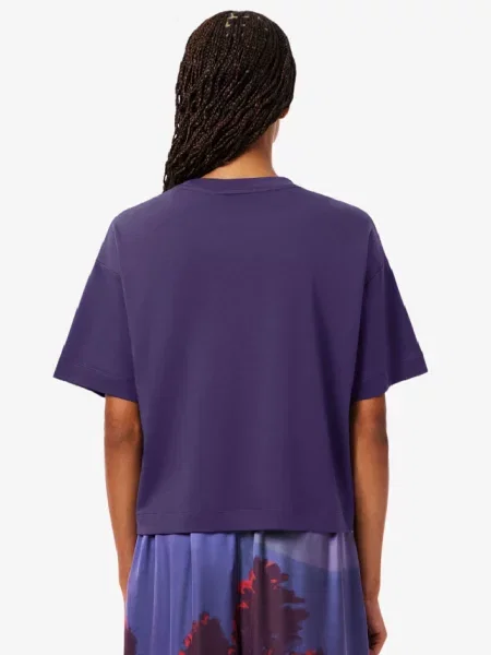 Футболка Lacoste фіолетова