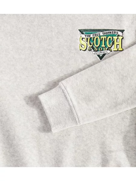 Φούτερ Scotch & Soda γκρι