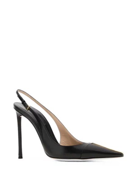 Pantofi cu toc Tom Ford slingback negru