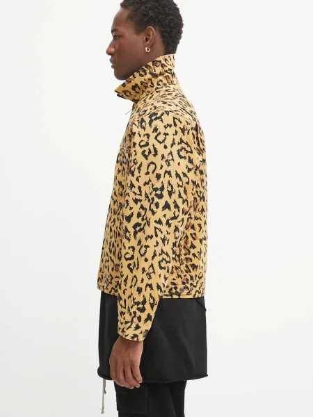 Μπουφάν Wacko Maria DICKIES / LEOPARD WORK JACKET μπεζ