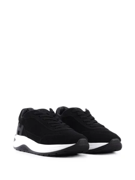 Sneakerși Hogan din piele de căprioară negru