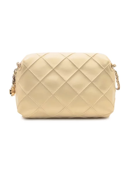 Torebka crossbody Tory Burch skórzana beżowa