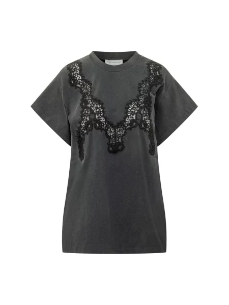 Krótka koszulka Stella Mccartney czarna