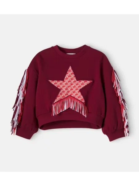 Gyerek melegítő felső Stella Mccartney piros