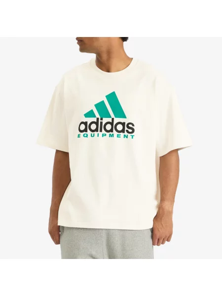 Adidas Originals t-shirt EQT Tee z nadrukiem biały