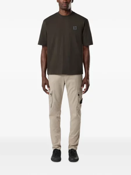Tricou Stone Island cu strasuri gri