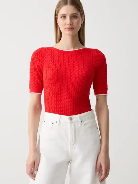 Tommy Hilfiger tricou tricotat pentru femei din