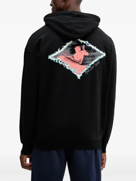Hanorac cu glugă Rip Curl cu cordon negru