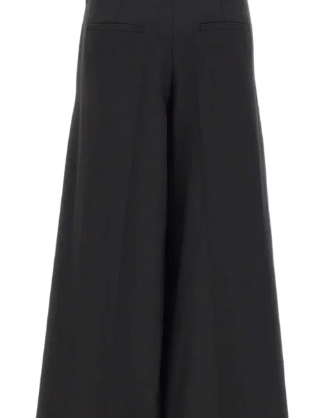 Pantaloni palazzo Marella negru