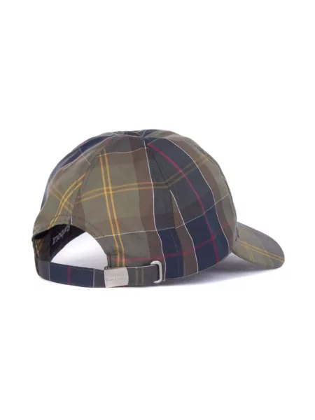 Czapka z daszkiem Barbour w kratę