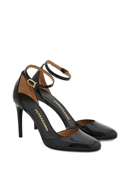 Pantofi cu toc Ferragamo din piele negru