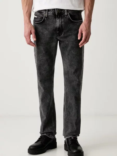 Guess Jeans blugi slim fit pentru bărbați gri