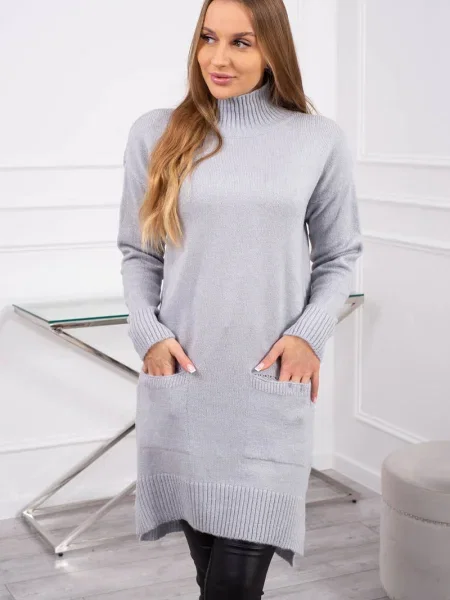 Pulover Kesi cu guler de stand-up