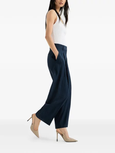 Pantaloni Brunello Cucinelli albastru