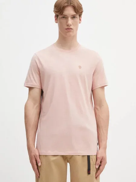 Kratka majica Fjallraven Hemp Blend T-shirt roza