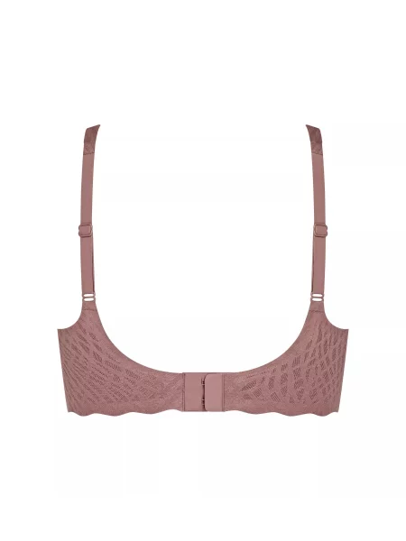 SLOGGI Sutien ZERO Feel Bliss maro ruginiu / deschis gri