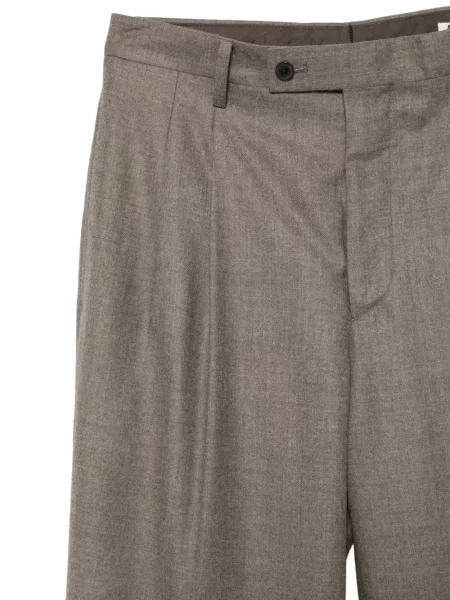 Pantaloni Auralee de lână maro